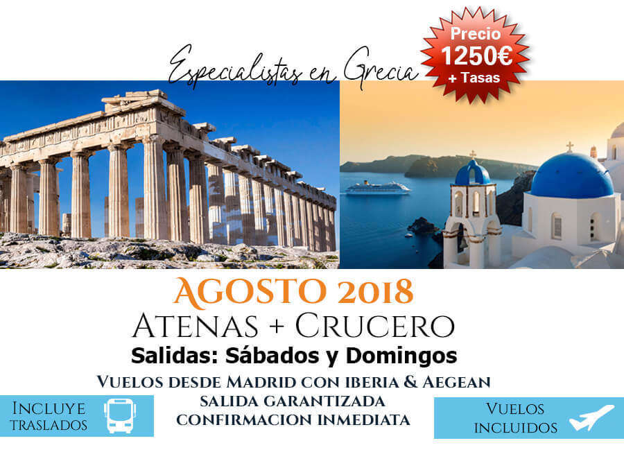 Atenas + Crucero Islas Grecia